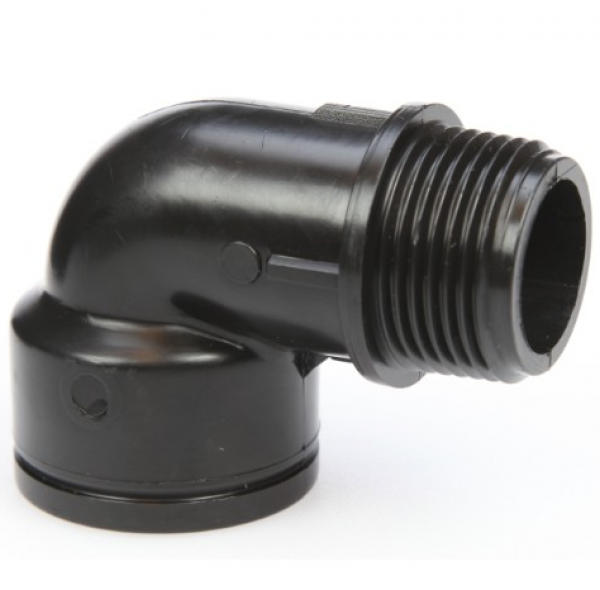 PP ¾" Winkel 90° AG/IG